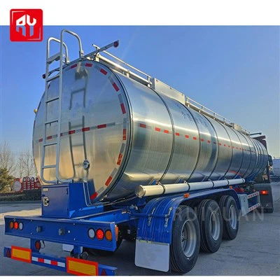 45cbm rostfritt ståltanktrailer